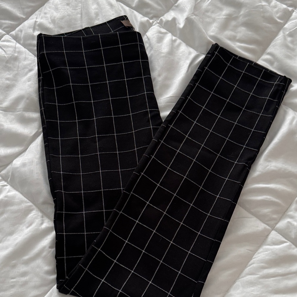 3 for  $25. 
Black Windowpane pull on leggings Pants